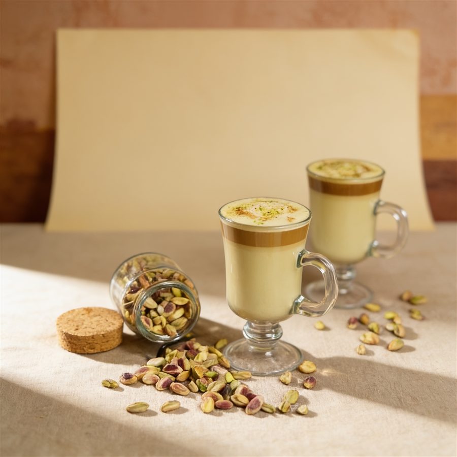 Pistachio latte